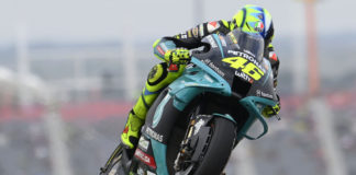Valentino Rossi (46). Photo courtesy PETRONAS Yamaha SRT.