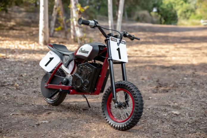 An Indian eFTR Mini. Photo courtesy Indian Motorcycle.