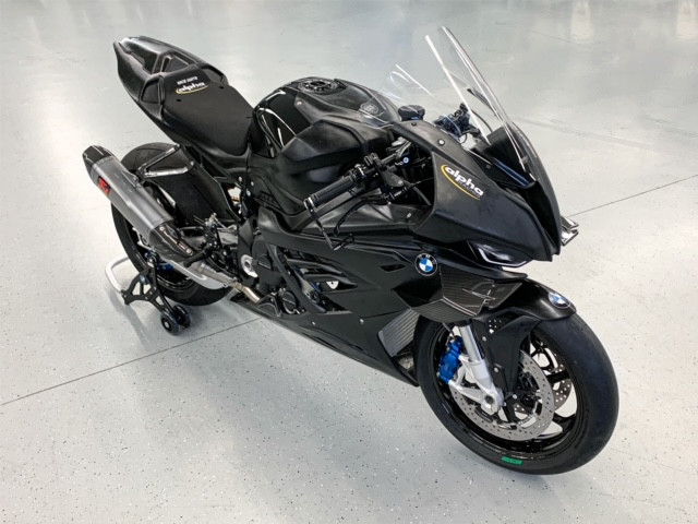 An Alpha Racing-modified BMW M1000RR. Photo courtesy Alpha Racing and Innovative Race Team.