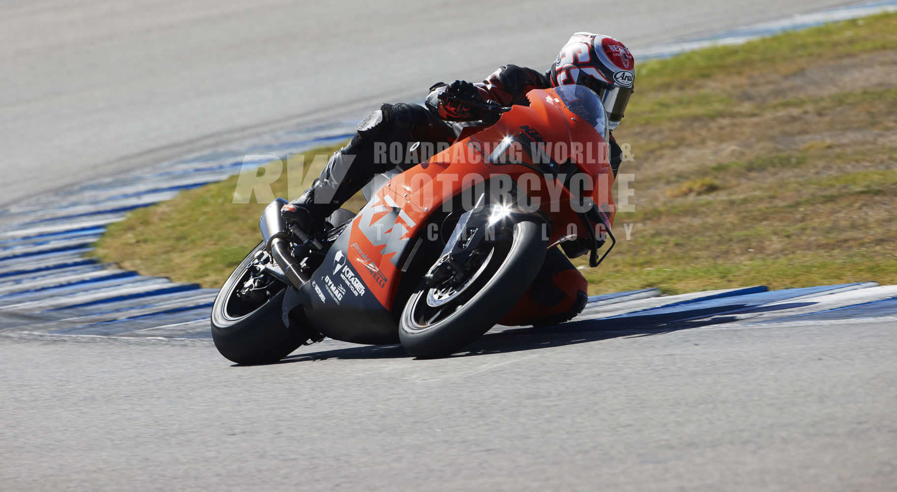 Racing Editor Chris Ulrich aboard the KTM RC 8C at Jerez.