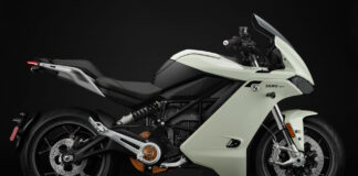 A 2022-model Zero SR/S electric motorcycle. Photo courtesy Zero Motorcycles.