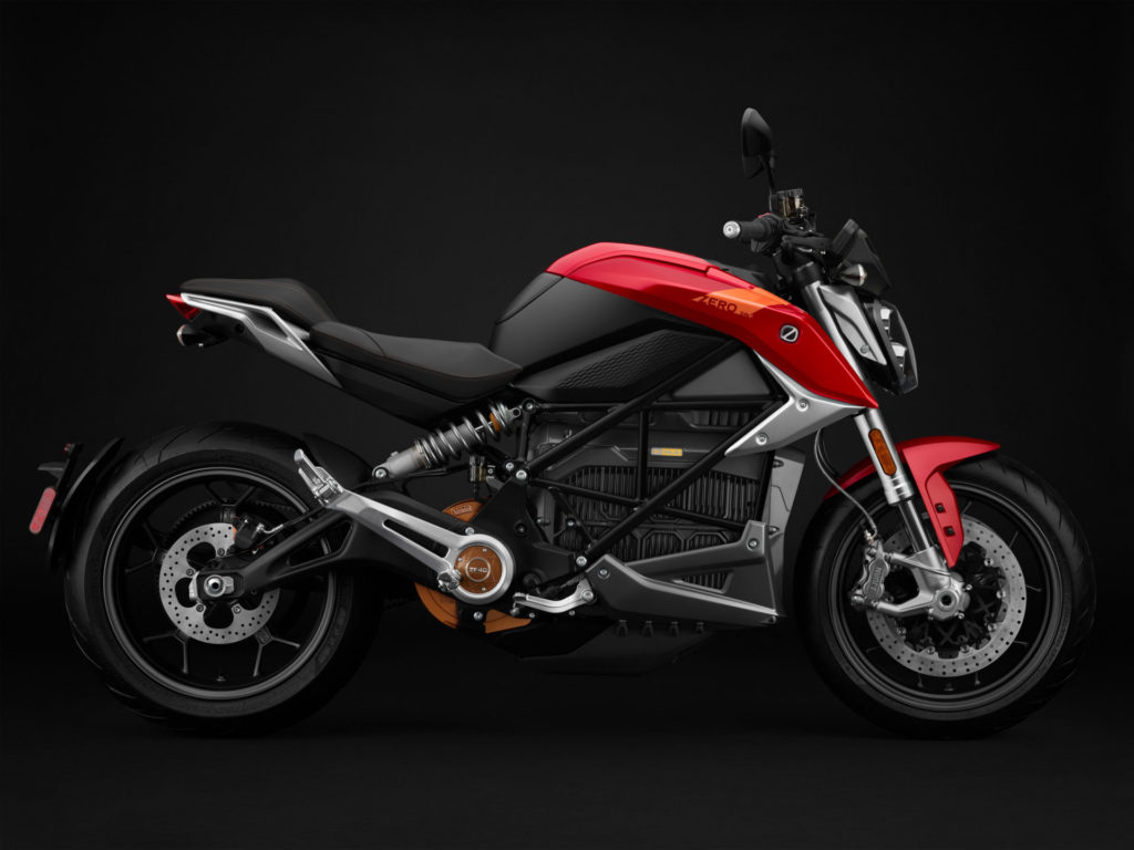 A 2022-model Zero SR/F electric motorcycle. Photo courtesy Zero Motorcycles.