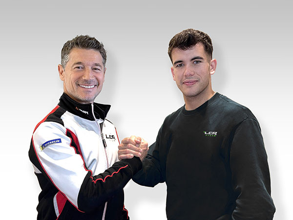 Lucio Cecchinello (left) with Miquel Pons (right). Photo courtesy LCR E-Team.