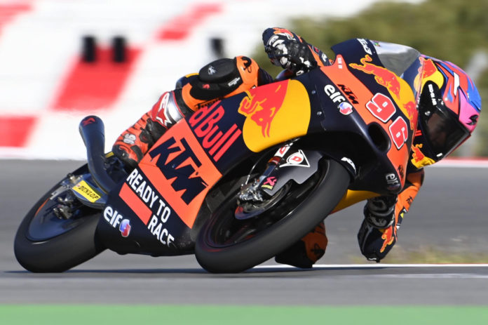 Daniel Holgado (96) is joining the Red Bull KTM Ajo team in 2022. Photo courtesy Red Bull KTM Tech3.