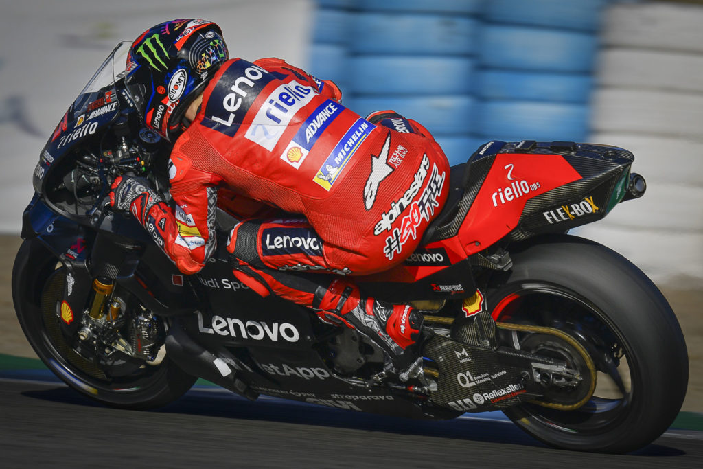 Francesco Bagnaia (63). Photo courtesy Dorna.