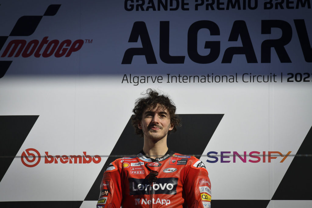 Francesco Bagnaia. Photo courtesy Dorna.