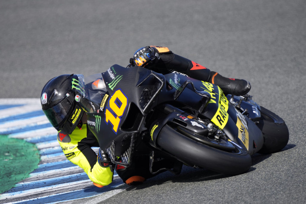 Luca Marini (10). Photo courtesy VR46 Racing.