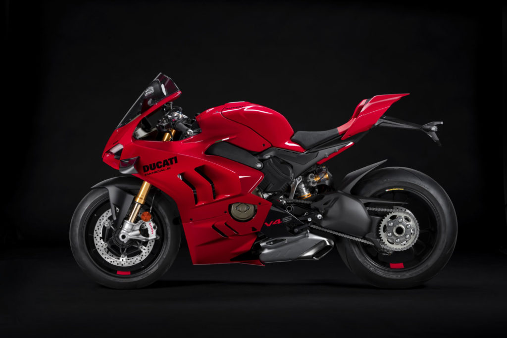 A 2022-model Ducati Panigale V4. Photo courtesy Ducati.