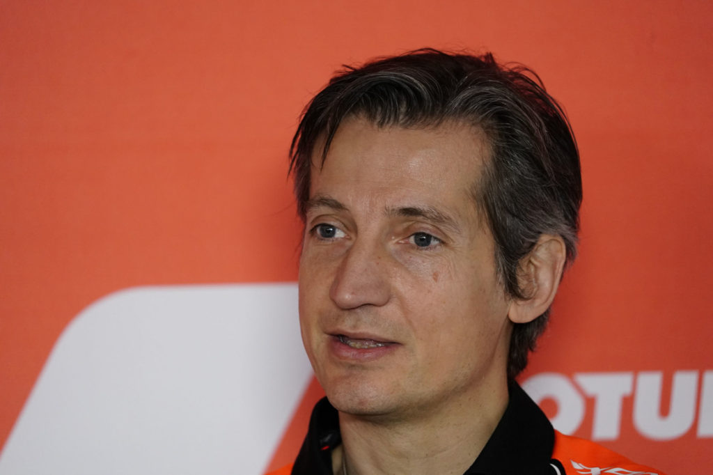 Massimo Rivola, CEO Aprilia Racing. Photo courtesy Dorna.