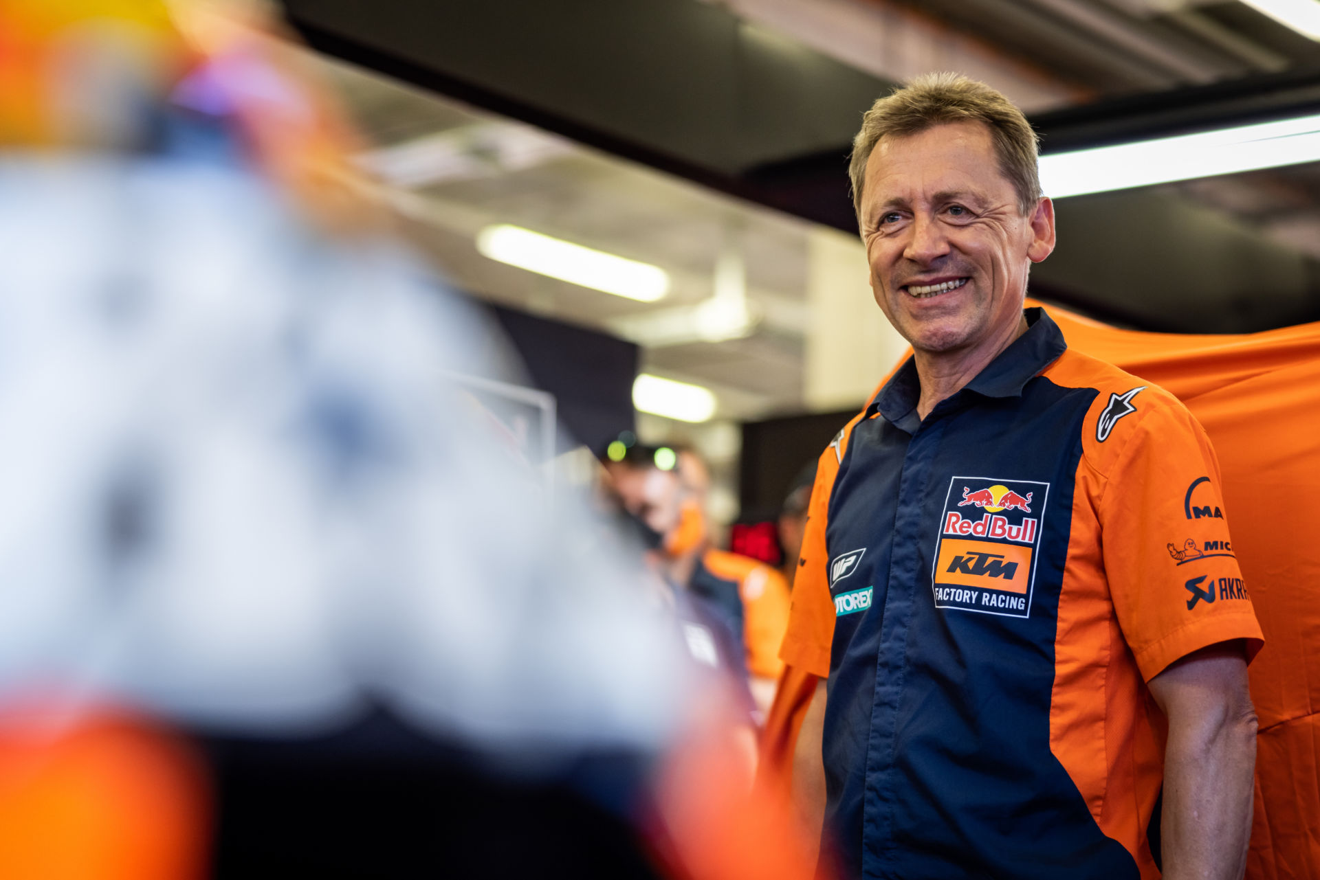 Mike Leitner is stepping down as KTM Race Manager. Photo by Polarity Photo, courtesy KTM Factory Racing.