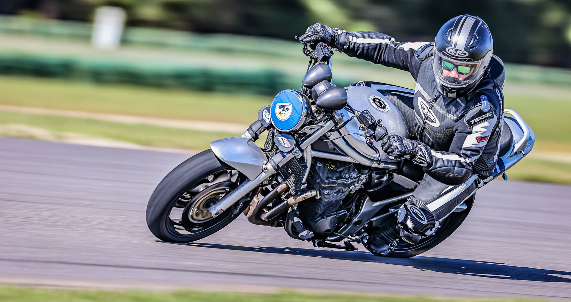 A rider in action during an N2 track day. Photo by Vae Veng/Noiseless Productions, courtesy N2.