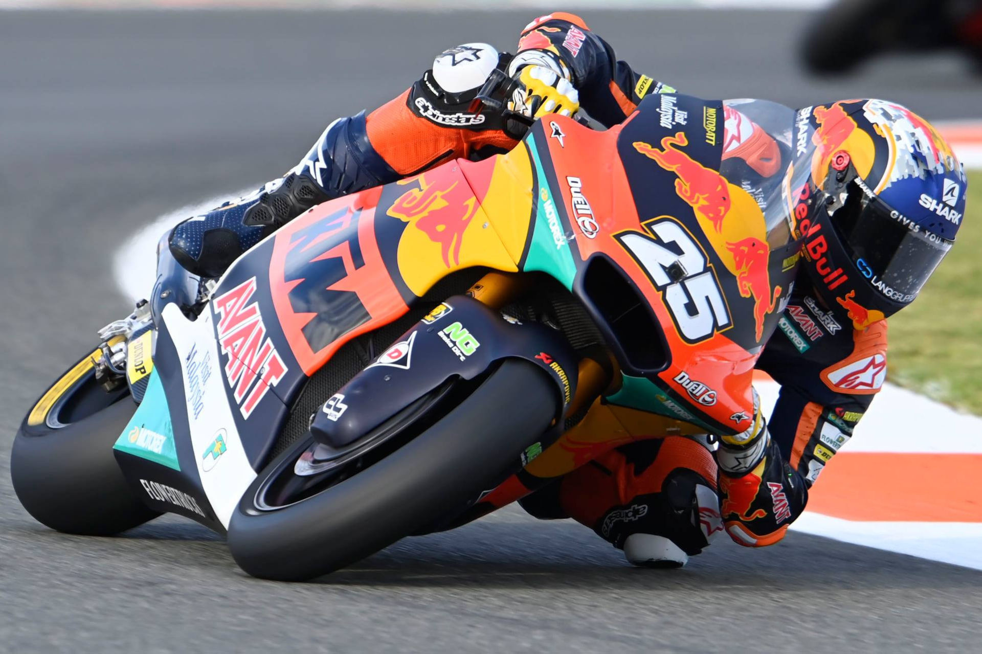 Raul Fernandez (25). Photo courtesy Red Bull KTM Ajo.