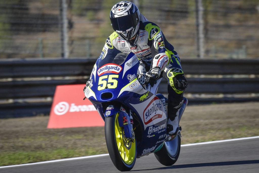 Romano Fenati (55). Photo courtesy Dorna.