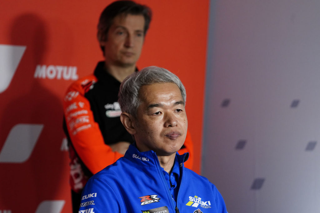 Shinichi Sahara, Project Leader and Team Manager of Team Suzuki ECSTAR. Photo courtesy Dorna.