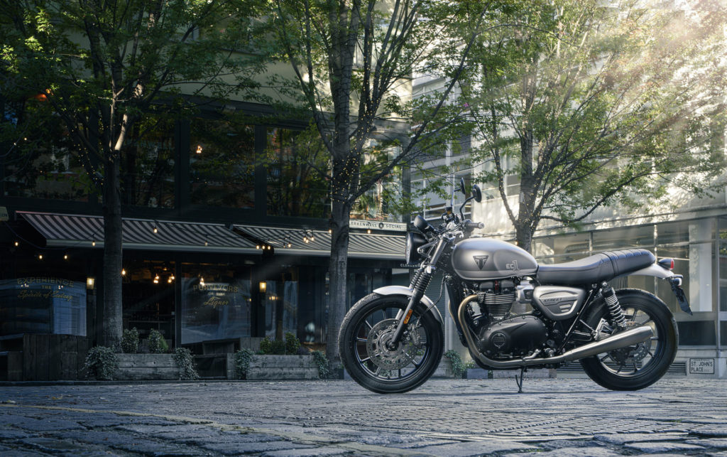 A Triumph Street Twin EC1 Edition. Photo courtesy Triumph.