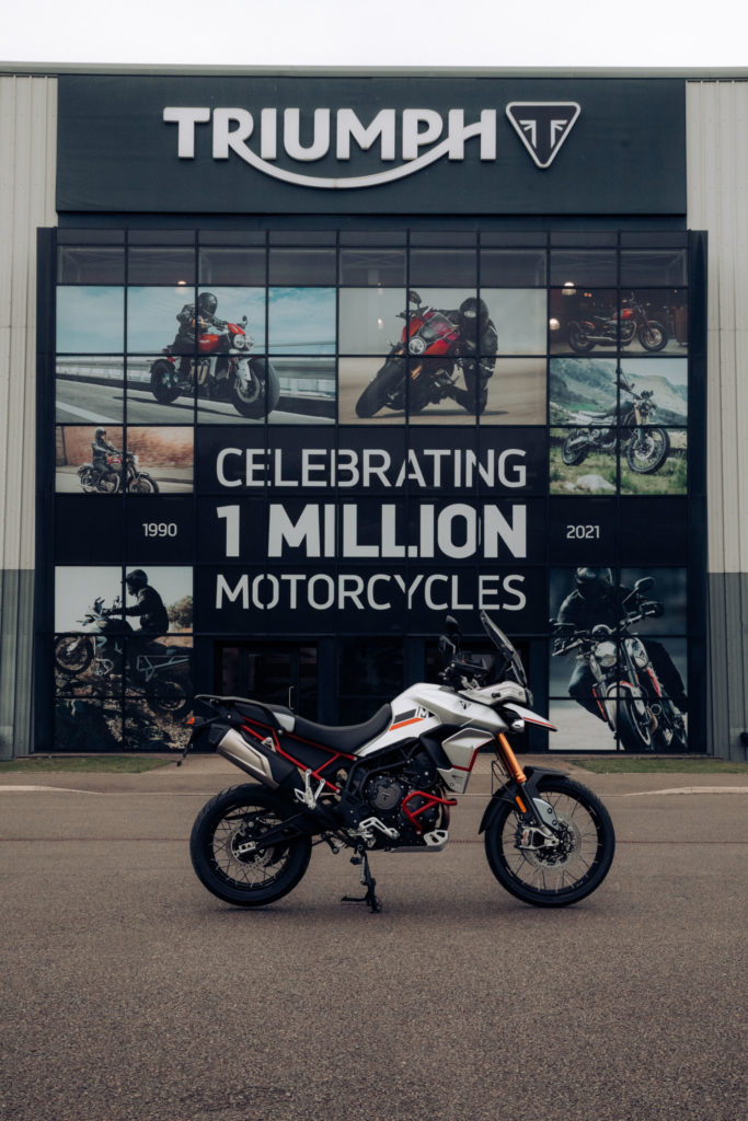 The one-millionth Triumph - a Tiger 900 Rally Pro. Photo courtesy Triumph Motorcycles.