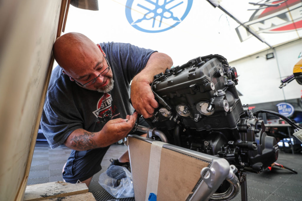 Westby Racing Team Manager Chuck Giacchetto. Photo by Brian J. Nelson.