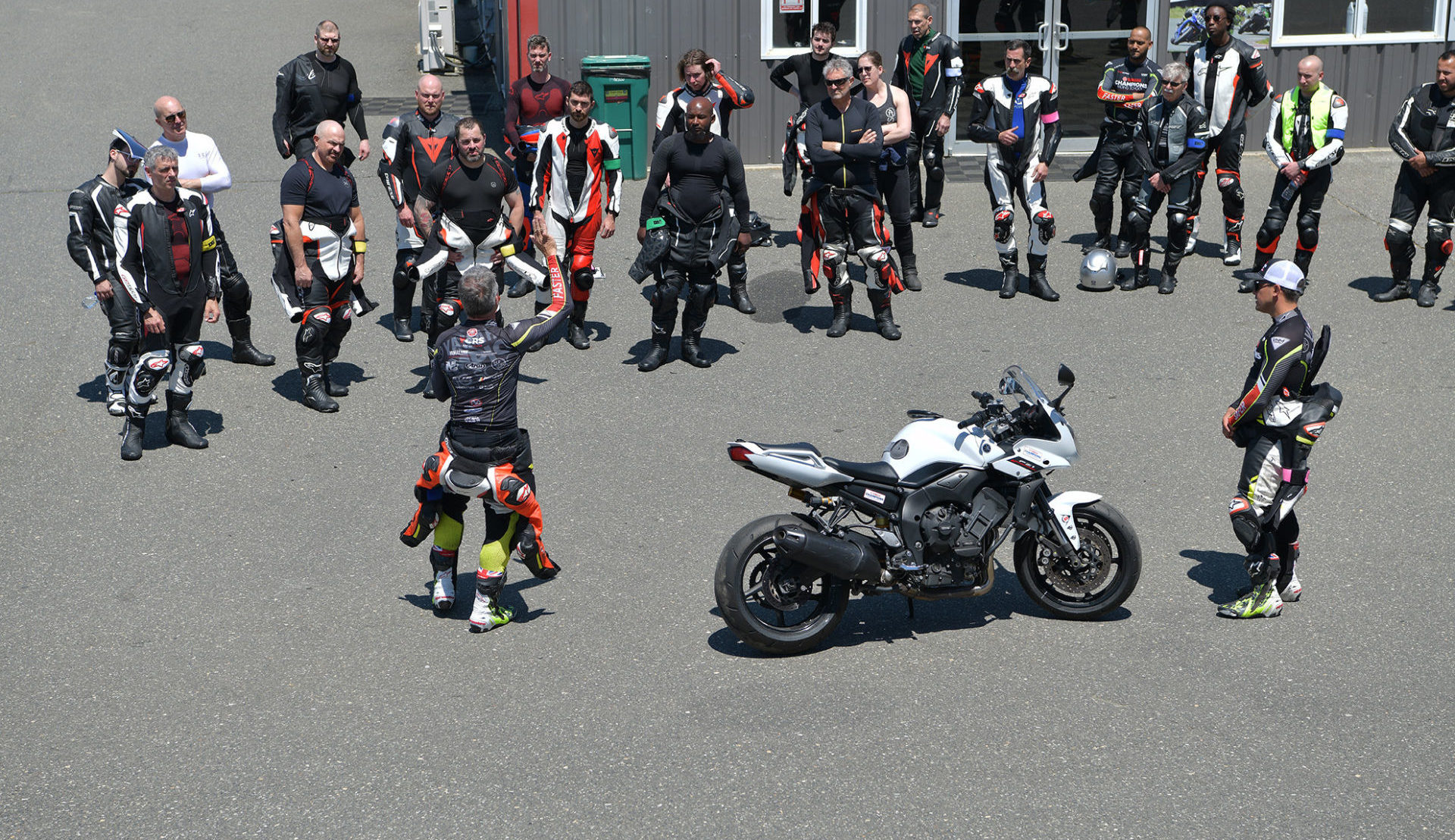 A scene from a Yamaha Champions Riding School at New Jersey Motorsports Park. Photo by SBImage, courtesy YCRS.