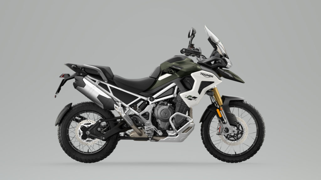 A 2022-model Triumph Tiger 1200 Rally Pro. Photo courtesy Triumph.