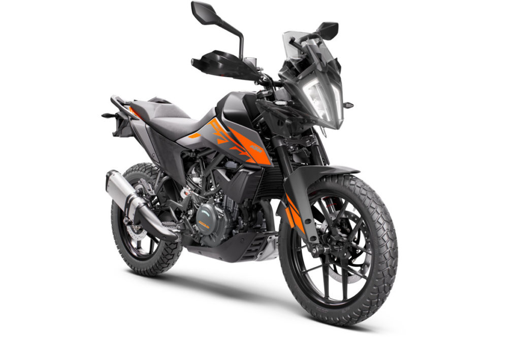 A 2022-model KTM 390 Adventure. Photo courtesy KTM.