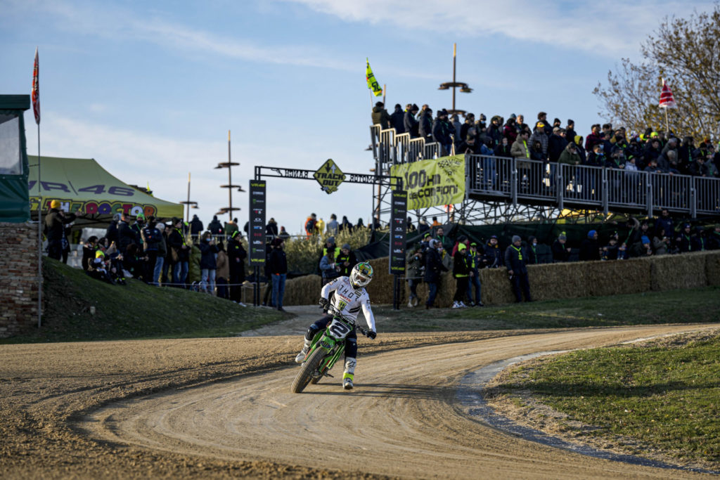 Jeremy McGrath (2) was one of the invited guest racers. Photo courtesy VR46 Racing.