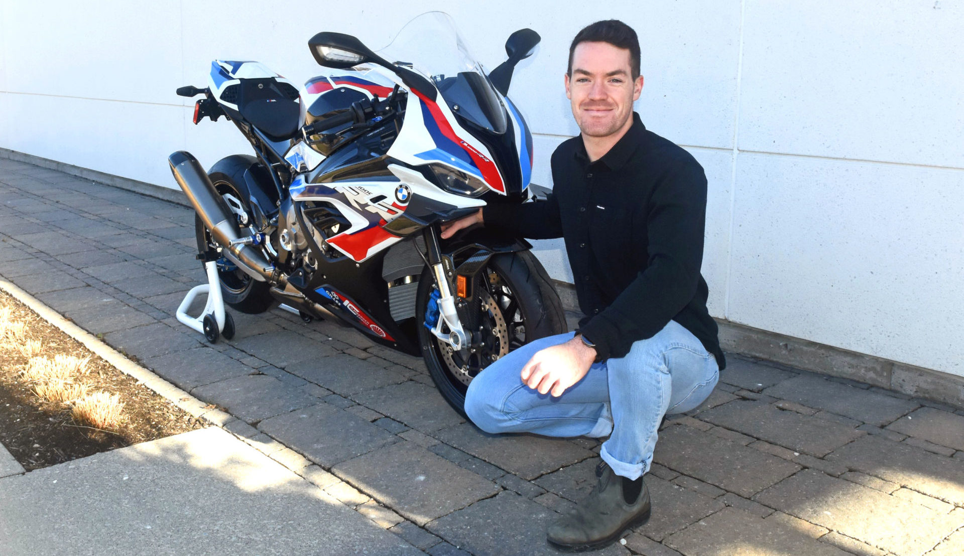 Ben Young won the 2021 BMW Motorrad Race Trophy competition and its grand prize - a new BMW M 1000 RR. Photo courtesy BMW Motorrad.