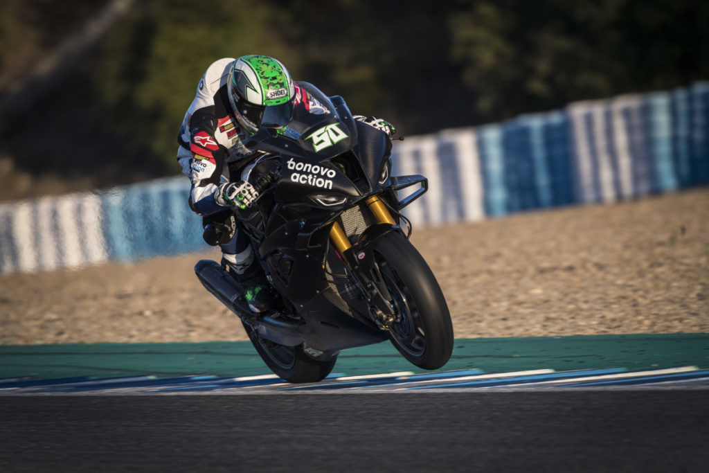 Eugene Laverty (50). Photo courtesy BMW Motorrad Motorsport.