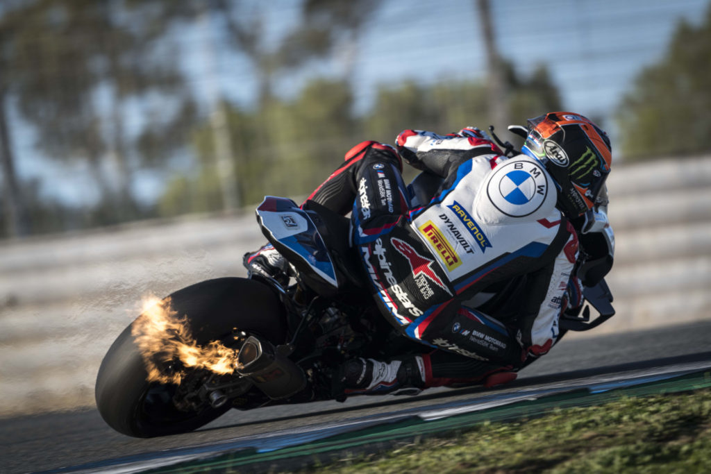 Michael van der Mark. Photo courtesy BMW Motorrad Motorsport.