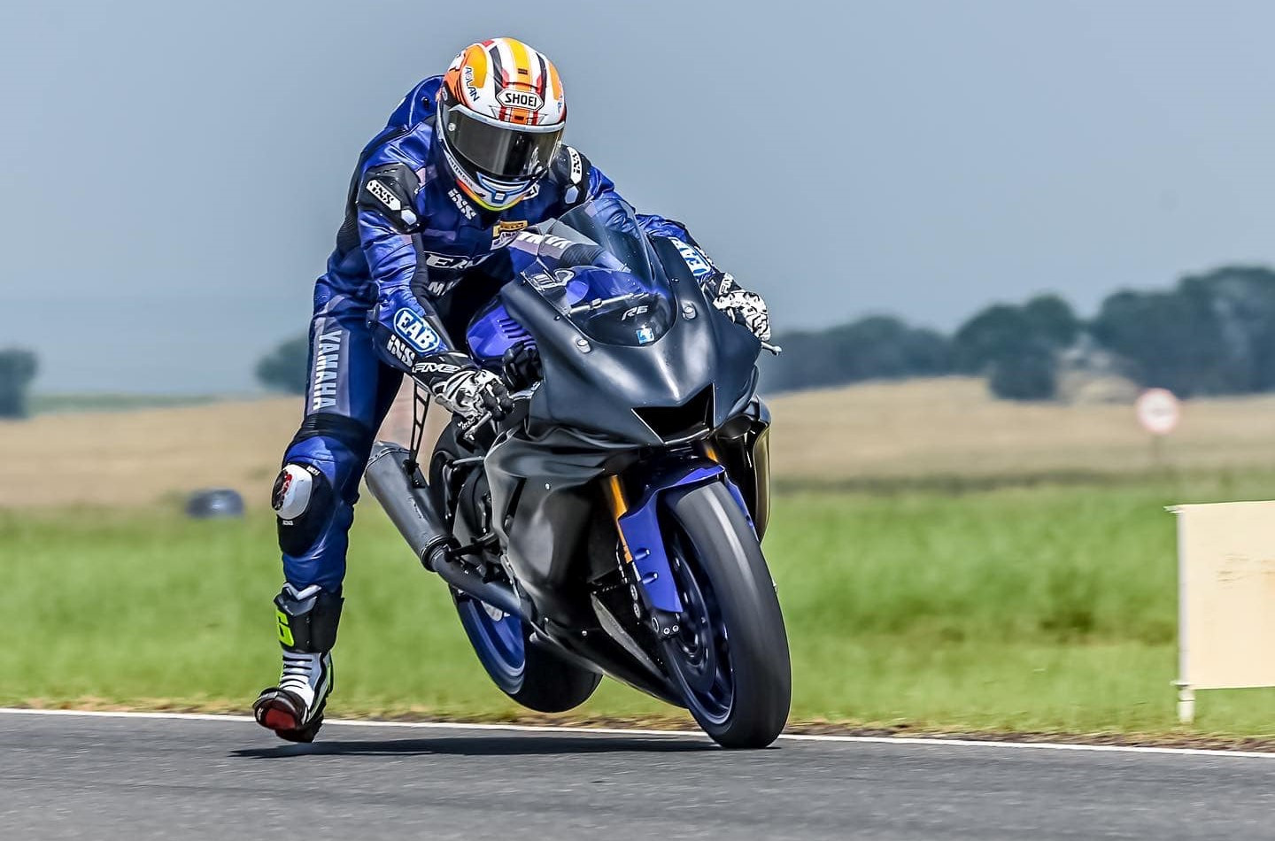 Steven Odendaal training on his personal Yamaha YZF-R6. Photo courtesy Steven Odendaal.