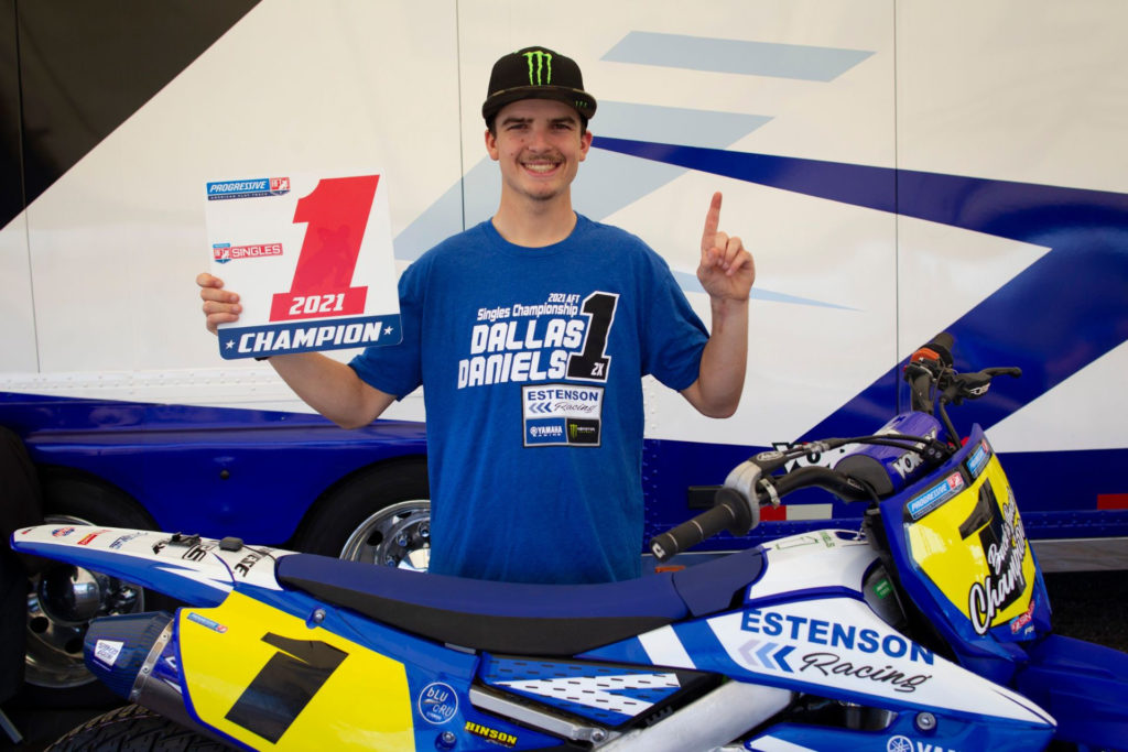 Two-time AFT Singles Champion Dallas Daniels. Photo courtesy Yamaha.