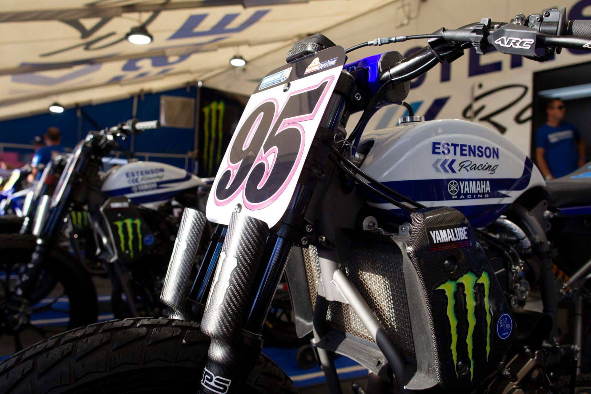 Estenson Racing has announced its rider lineup for the 2022 American Flat Track Championships. Photo courtesy Yamaha.
