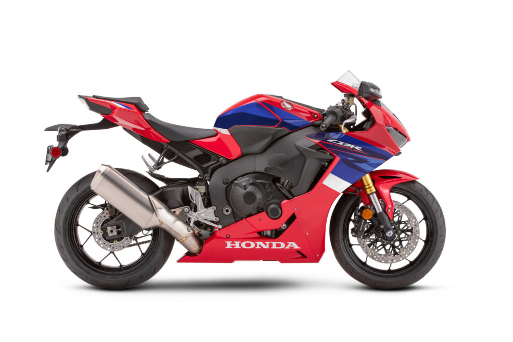 A 2022 Honda CBR1000RR. Photo courtesy Honda.