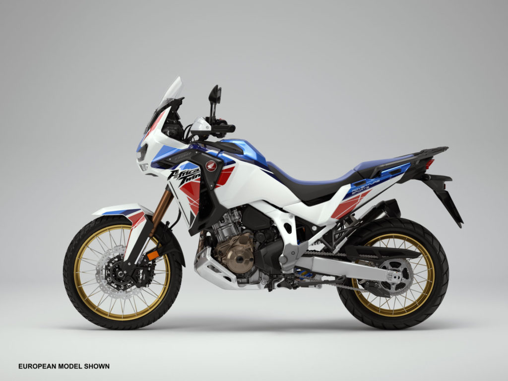 A 2022 Honda CRF1100L Africa Twin Adventure Sports SE DCT. Photo courtesy Honda.