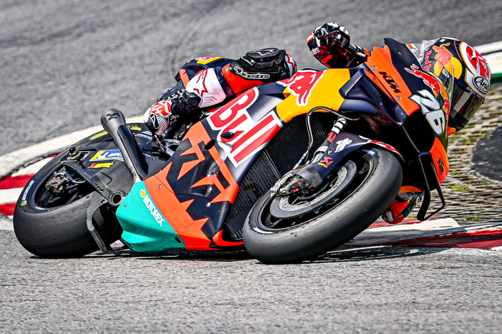 KTM test rider Dani Pedrosa (26). Photo courtesy Dorna.