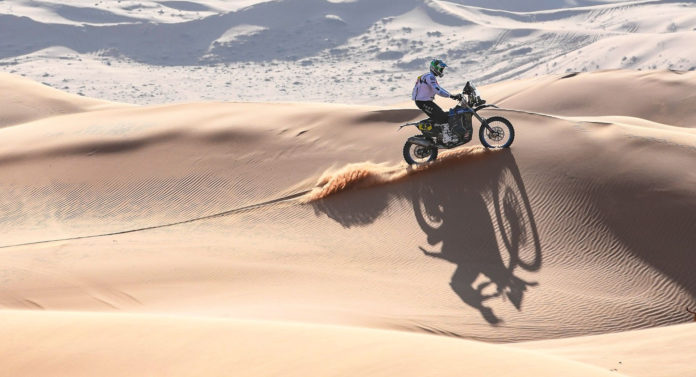 Adrien Van Beveren (42). Photo courtesy Monster Energy Yamaha Rally Team. Adrien Van Beveren (42). Photo courtesy Monster Energy Yamaha Rally Team.