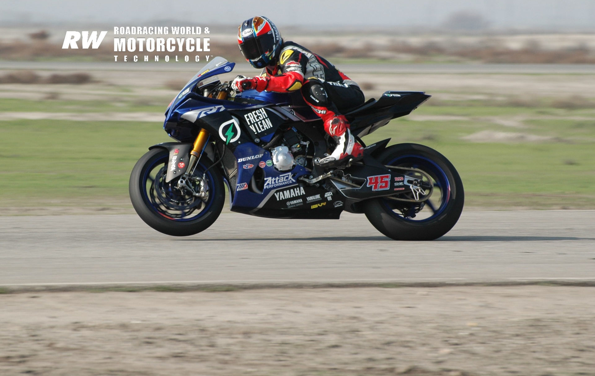 Cameron Petersen (45) testing at Buttonwillow Raceway Park. Photo by David Swarts, Copyright 2022 Roadracing World Publishing, Inc.