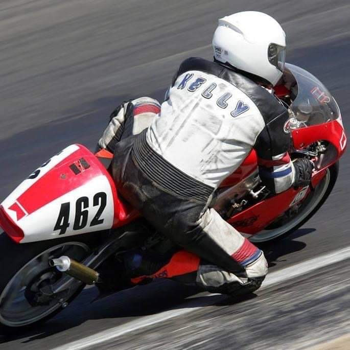 R.I.P. AFM racer Kelly Winkelbauer (462), who in 2008 was 250cc Production Champion and second in F2, died at age 60. Photo by Gary Rather/courtesy Michael Aron.