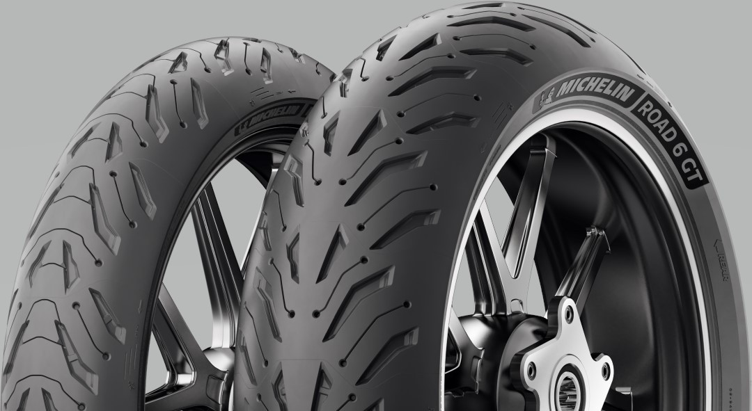 Michelin's new Road 6 sport touring tires. Photo courtesy Michelin.