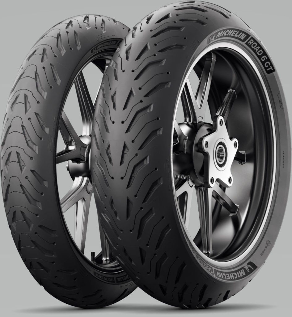 Michelin's new Road 6 sport touring tires. Photo courtesy Michelin.