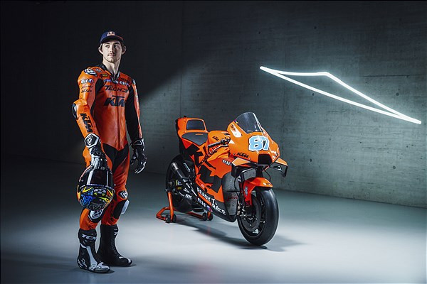 Remy Gardner. Photo courtesy KTM Factory Racing.