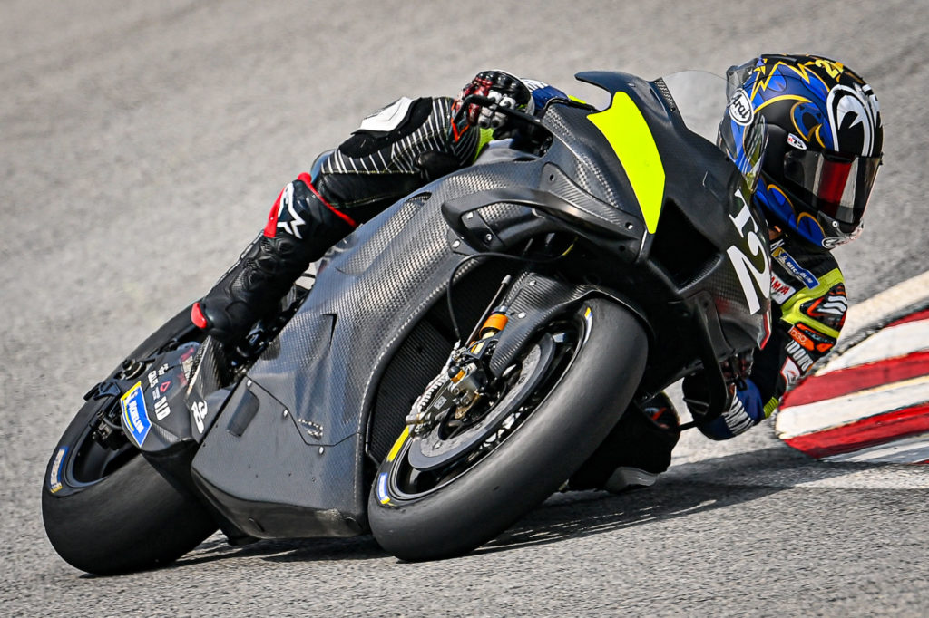 Yamaha test rider Katsuyuki Nakasuga (T2). Photo courtesy Dorna.