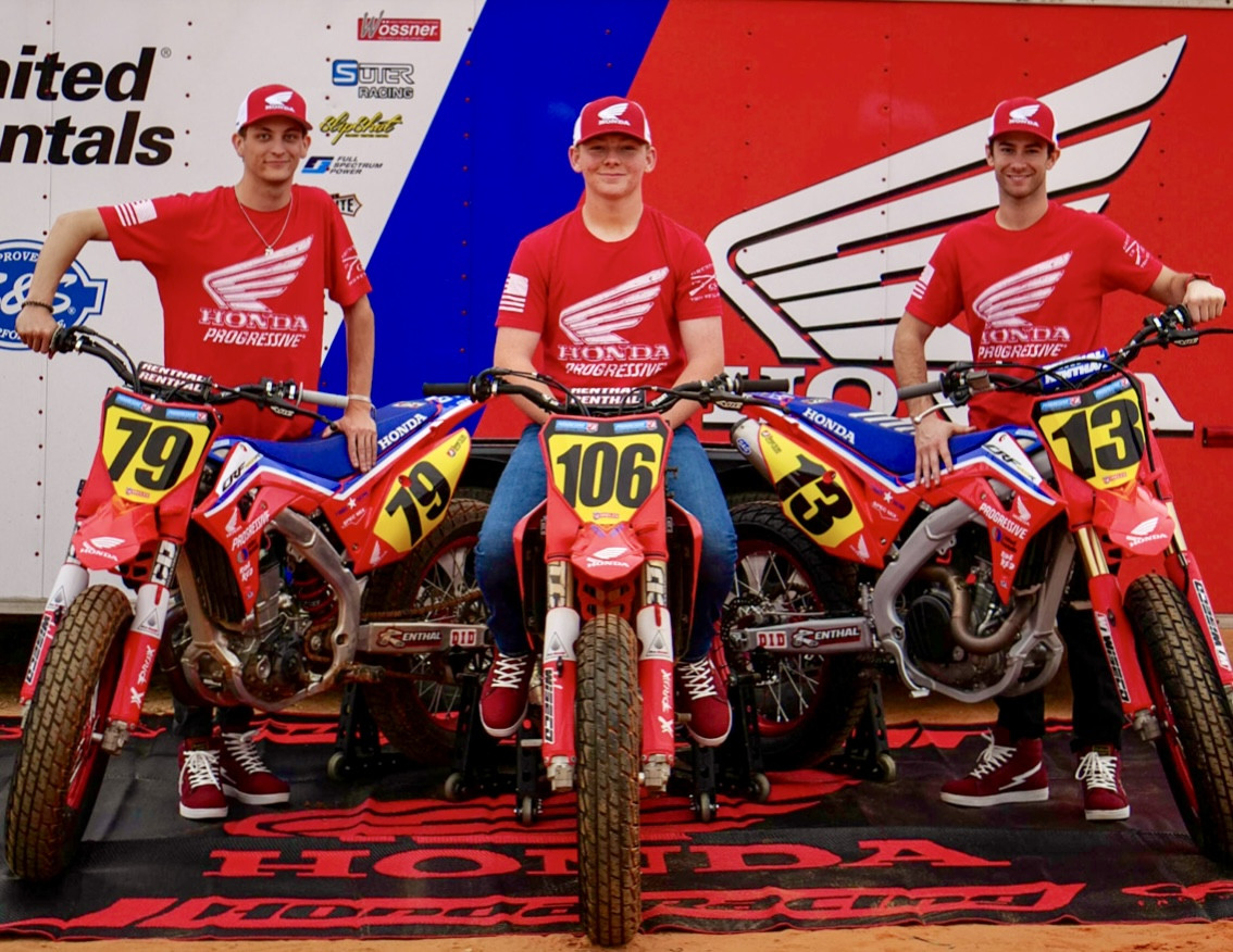 Turner Racing's 2022 AFT Singles rider lineup (from left): Dalton Gauthier, Chase Saathoff, and Morgen Mischler. Photo courtesy Turner Racing.