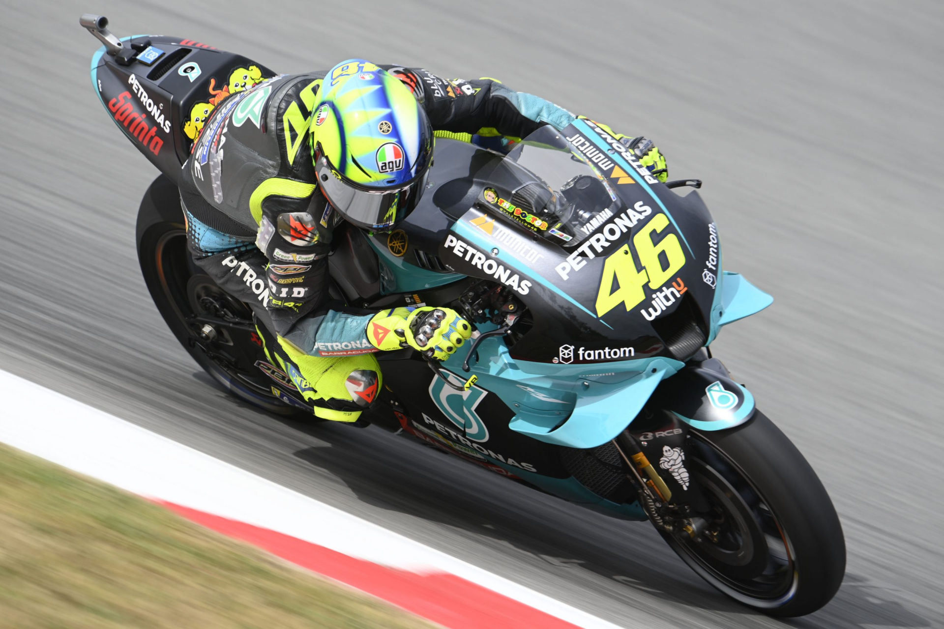 Valentino Rossi (46). Photo courtesy PETRONAS Yamaha SRT.