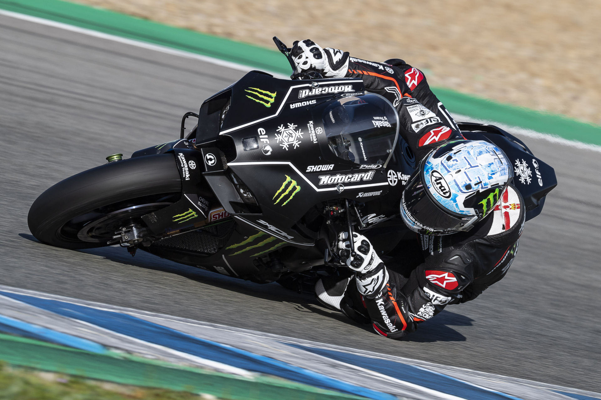 Jonathan Rea was quickest during World Superbike testing Thursday at Jerez. Photo courtesy Kawasaki.