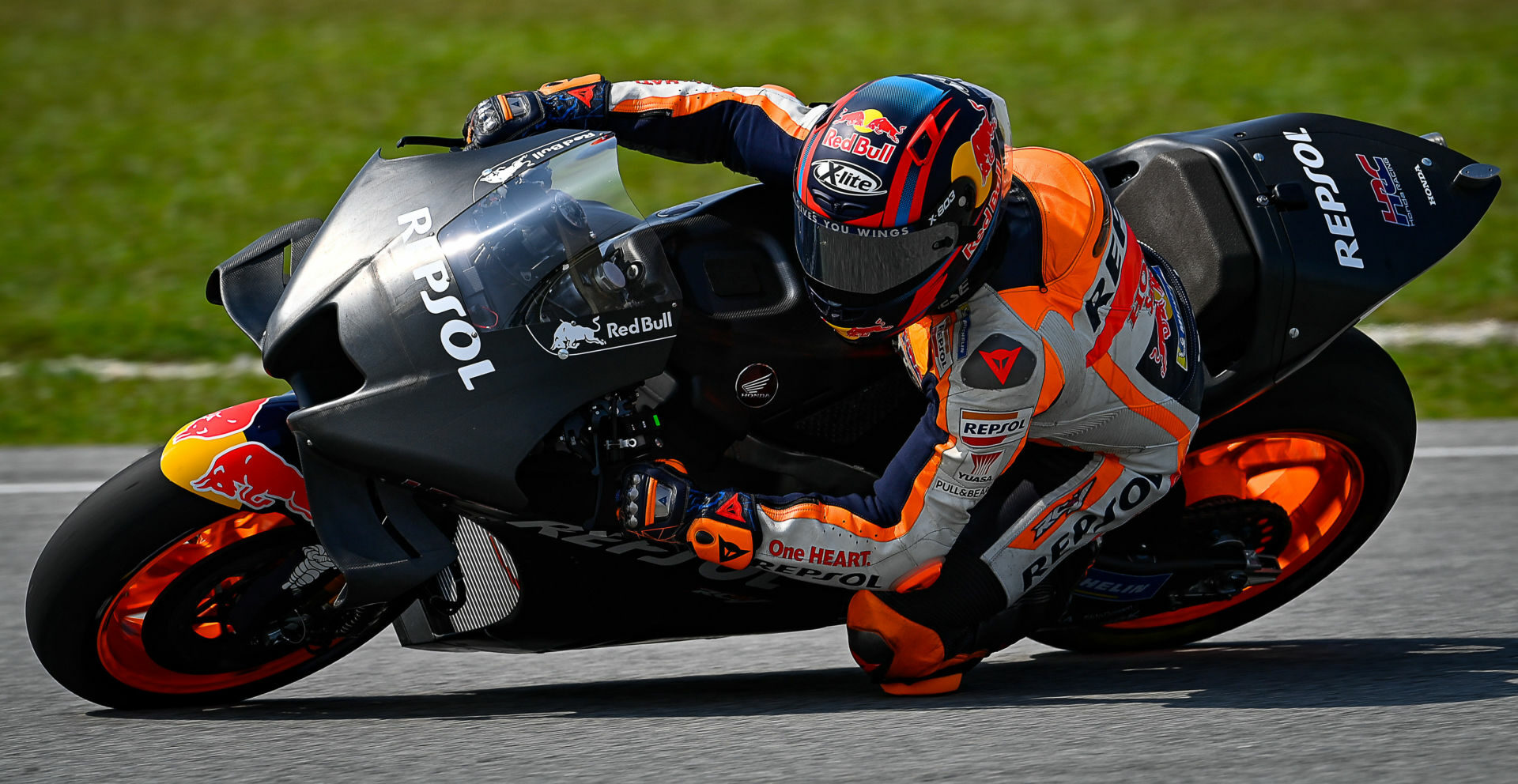 Stefan Bradl began Honda's testing program on Tuesday. Photo courtesy Dorna.