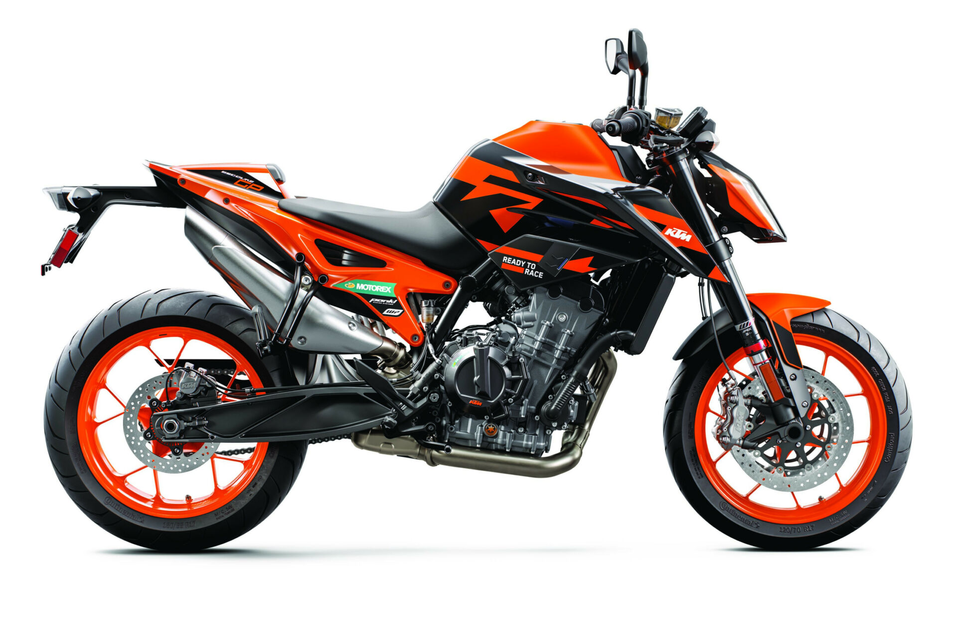 A 2022-model KTM 890 Duke GP. Photo by Kiska, courtesy KTM.