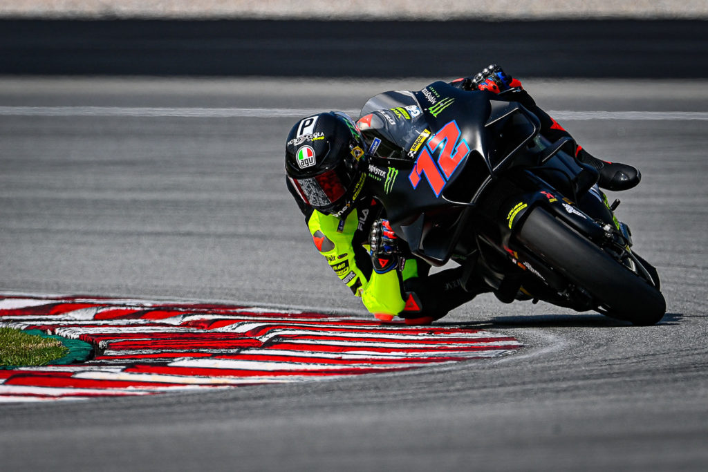 Marco Bezzecchi (72) lowered his lap time significantly on Day Two. Photo courtesy Dorna.