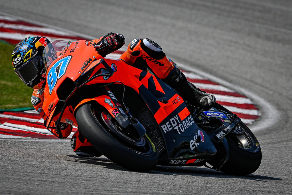 Remy Gardner (87) improved his best time on Day Two. Photo courtesy Dorna.
