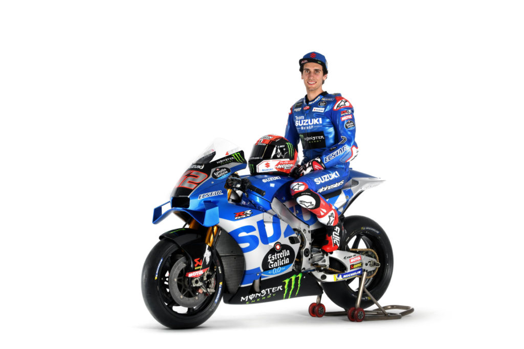 Moto GP Alex Rins Suzuki Monster Motorrad Aufkleber - Star Sam