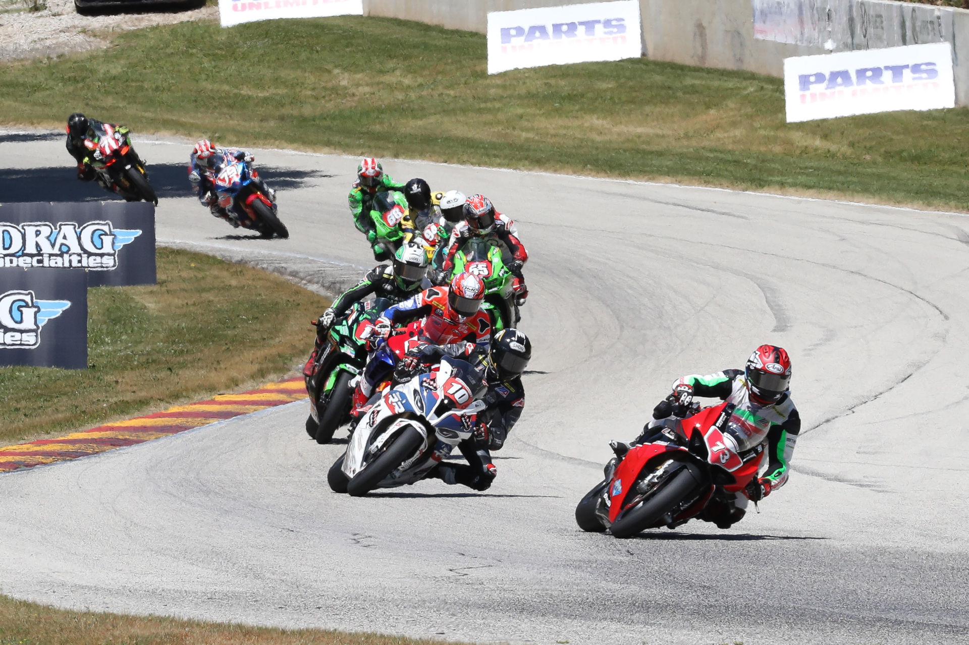 Long-time MotoAmerica partner Parts Unlimited has signed a new three-year agreement to continue as an official partner of the series. Photo by Brian J. Nelson, courtesy MotoAmerica.